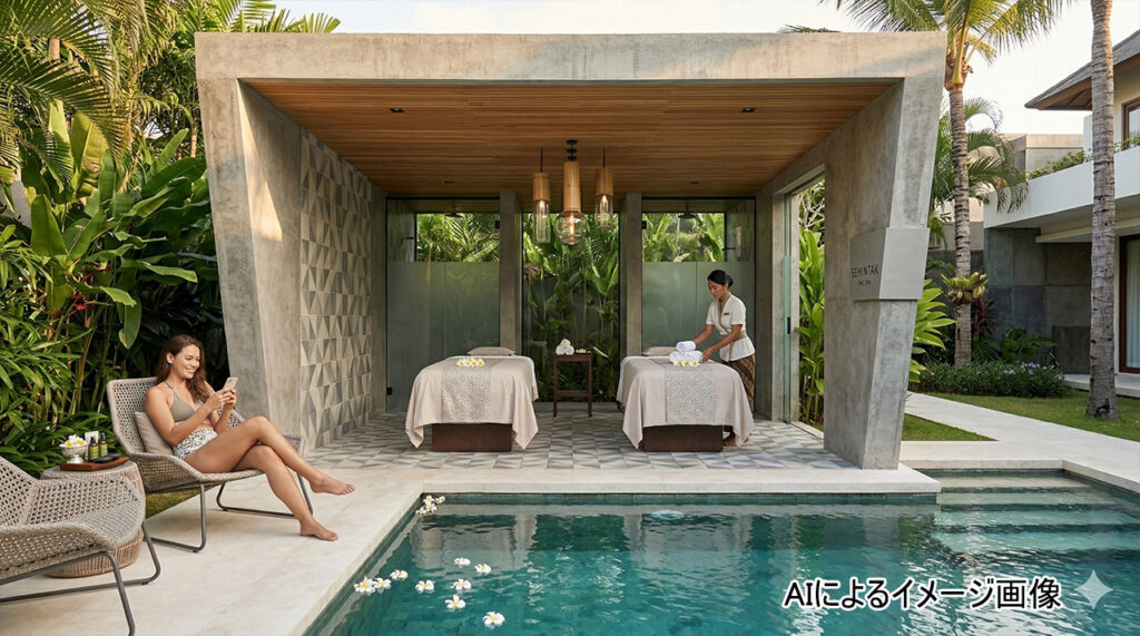 バリ島スミニャックのおしゃれスパ