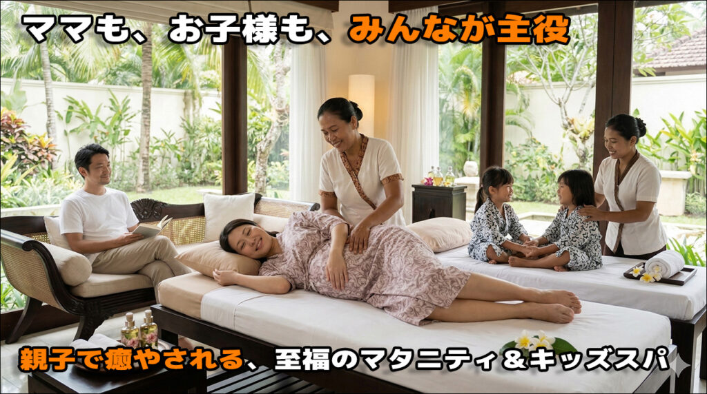 親子で癒やされる、至福のマタニティ＆キッズスパ