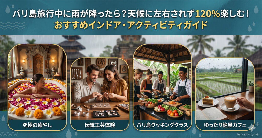 雨の日のバリ島アクティビティ