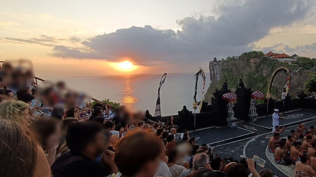 インド洋に沈む夕日