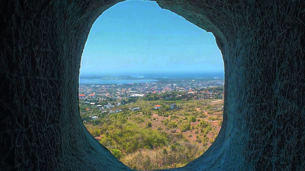 クタ方面の景色