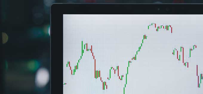 通貨取引レートのチャート