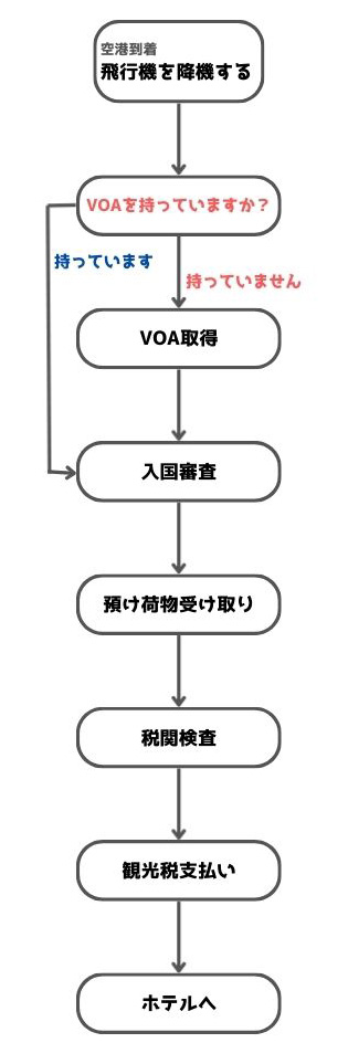 入国手順フロー